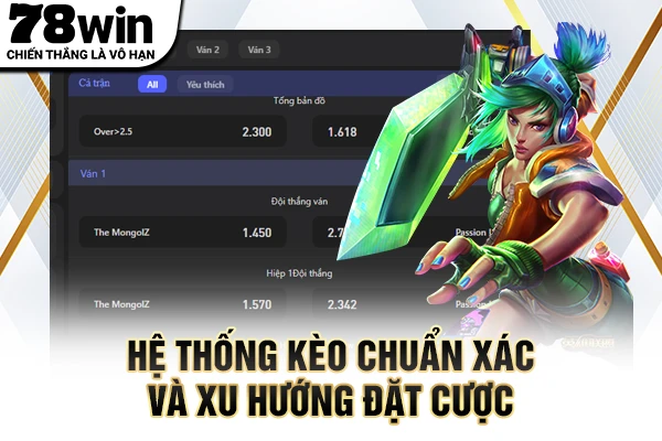 Hệ thống kèo chuẩn xác và xu hướng đặt cược